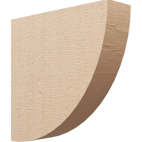 Ekena Millwork 6"W x 24"D x 24"H Thin Durham Rough Cedar Woodgrain TimberThane Corbel, Primed Tan CORUR06X24X24DURRCPR - main